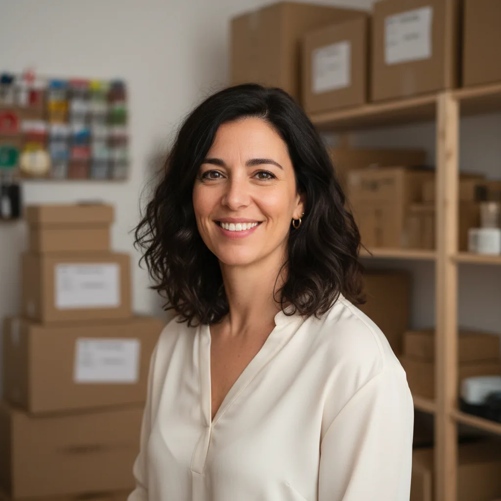 Due&ntilde;a de tienda online cliente de TributaLey en Valencia