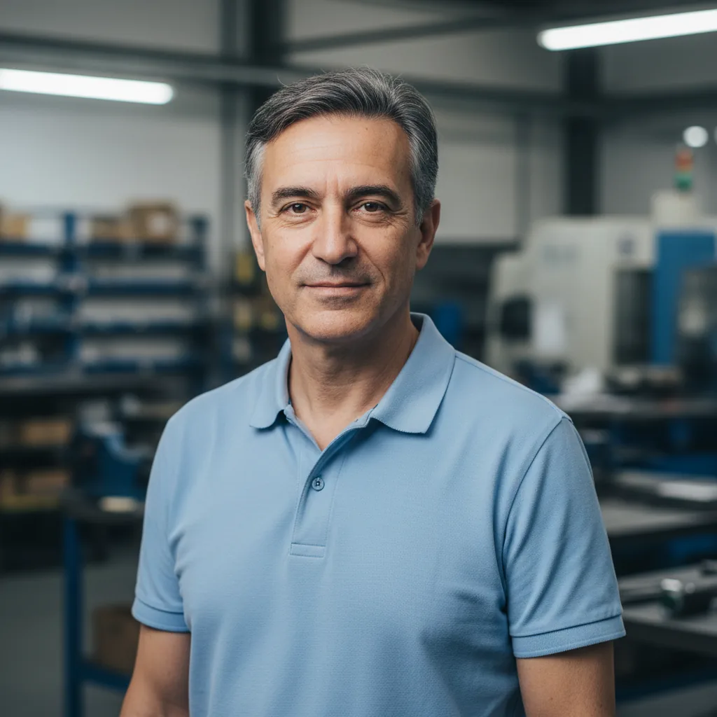 Gerente de PYME industrial cliente de TributaLey en Valencia